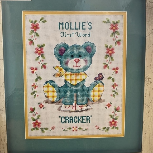 Needle Treasures Baby Collection “Baby’s First Word” Counted Cross Stitch Kit - Picture 2 of 5